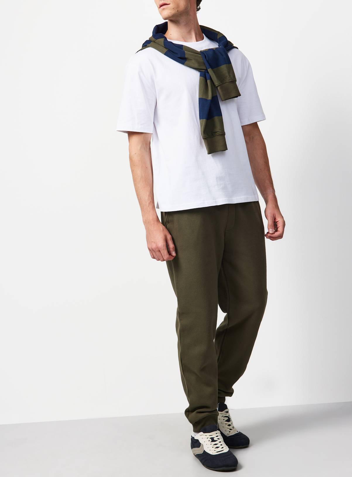 Stone & Khaki Regular Jersey Joggers 2 Pack S - Image 2